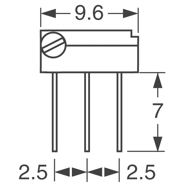 CT94EP104 Nidec Copal Electronics  Trimmer Potentiometers